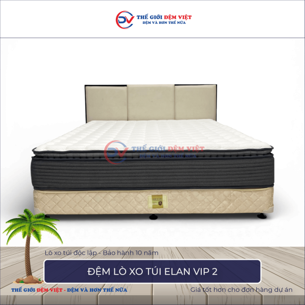 Đệm lò xo Elan Vip 2